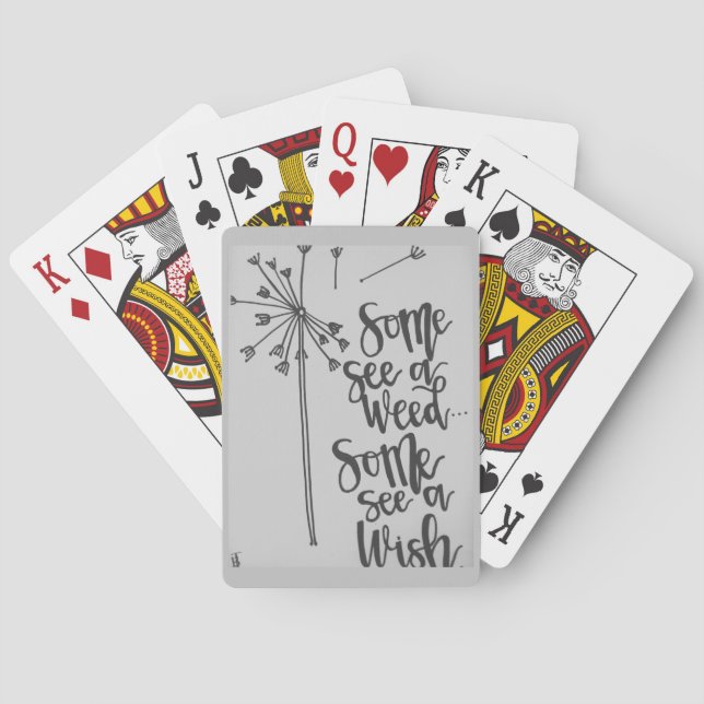 Dandelioninspiration Casinokort (Baksidan)