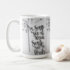 Dandelioninspiration - ogräs/want kaffemugg