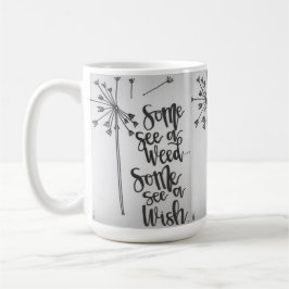 Dandelioninspiration - ogräs/want kaffemugg