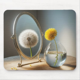 Dandelionreflektion i Spegel Musmatta