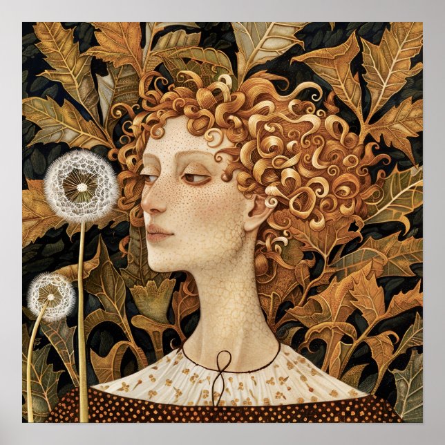 Dandelions Art-utskrift Poster (Framsidan)