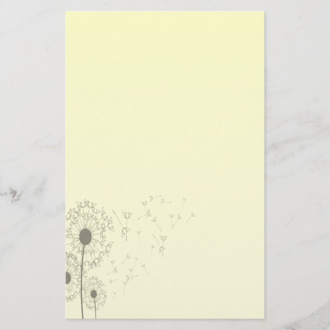 Dandelions Brevpapper (Framsida)