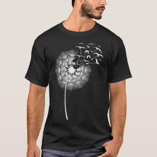 Dandelions Dove av Peace Bird älskare Dandelion Bi T Shirt