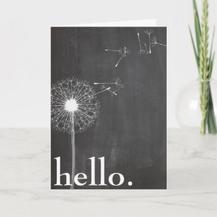 Dandelions hej/tankeställare kort