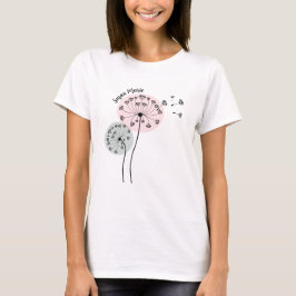 Dandelions Line Art T Shirt