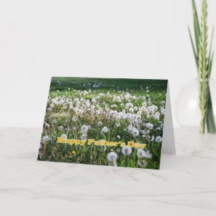 Dandelions Lycklig Fars dag Kort