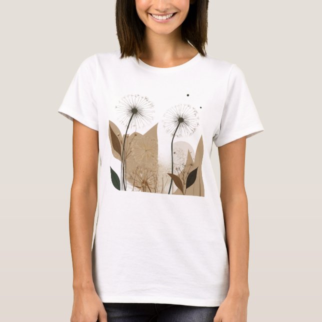 dandelions matisse style t shirt (Framsida)