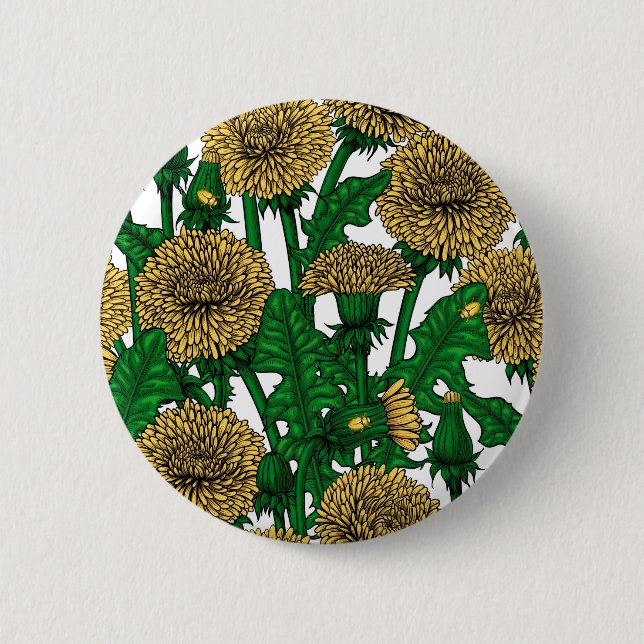 Dandelions på vita knapp (Framsida)