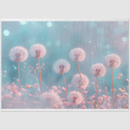 Dandelions Rosa Blue Decoupage