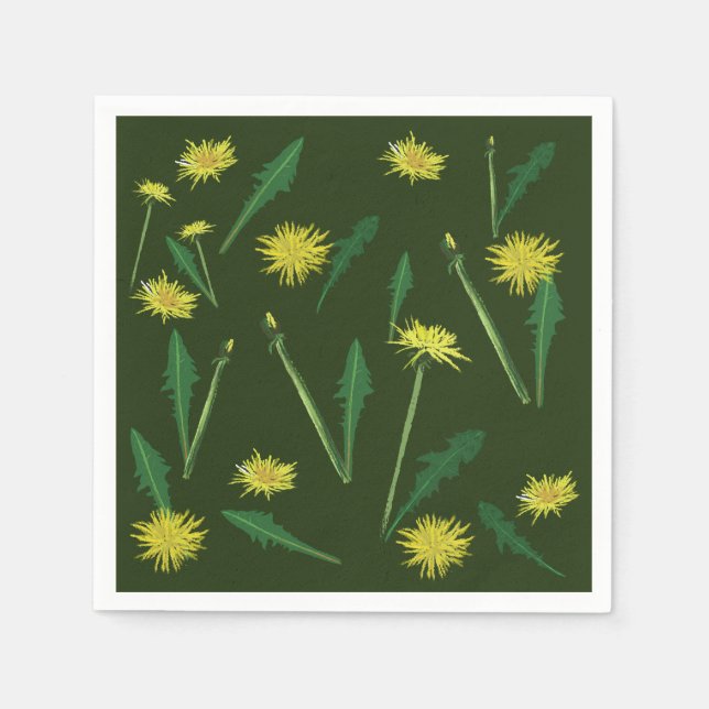 Dandelions vår art pappersservett (Framsidan)