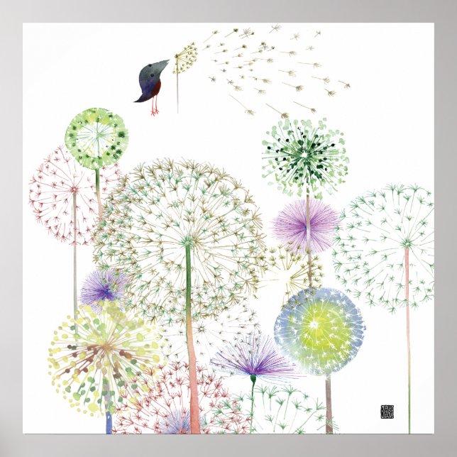 DANDELIONSBIRD POSTER (Framsidan)