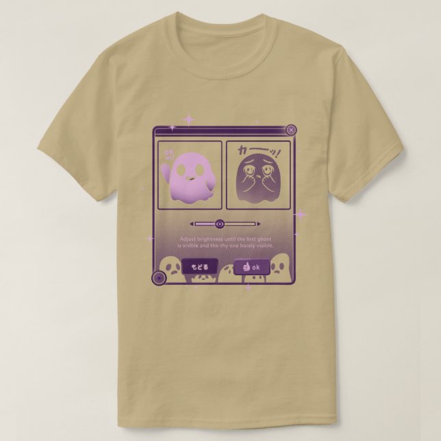 Dandere Ghost T Shirt (Design framsida)