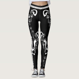 Dandi lejon fältdamasker leggings