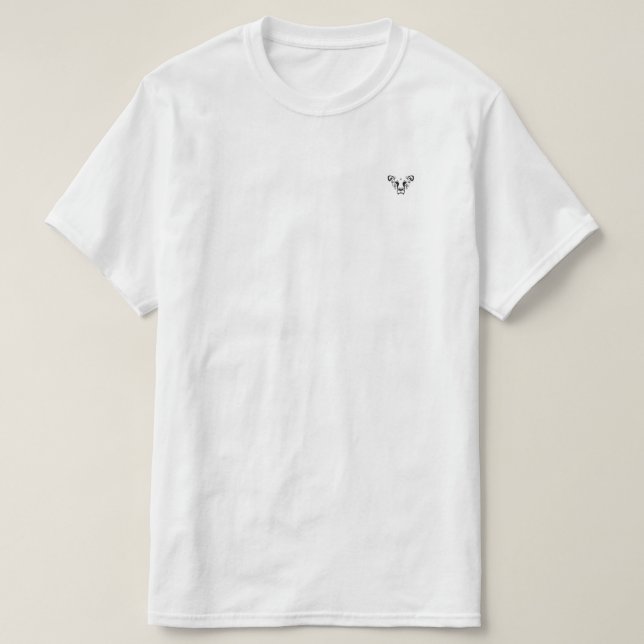 Dandi lejon liten logotypT-tröja (vit) T Shirt (Design framsida)
