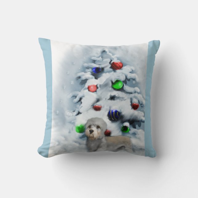 Dandie Dinmont jul Kudde (Framsida)