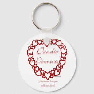 Dandie Dinmont Terrier Äkta kärlek - Keychain Nyckelring