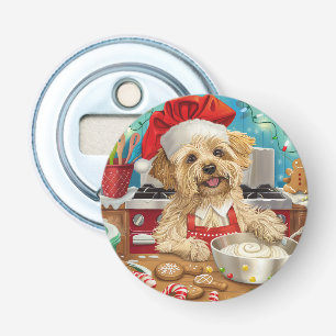 Dandie Dinmont Terrier Helgdag Baking: Jul Flasköppnare