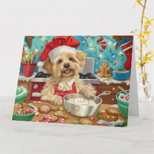 Dandie Dinmont Terrier Helgdag Baking: Jul Kort