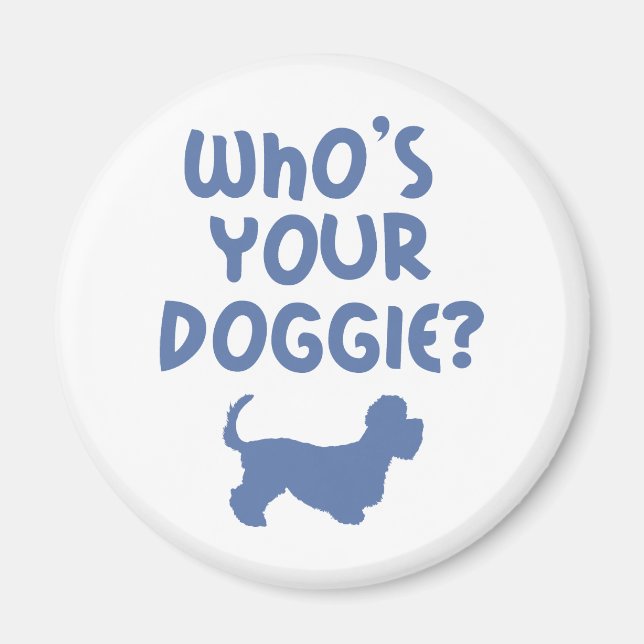 Dandie Dinmont Terrier Magnet (Framsidan)
