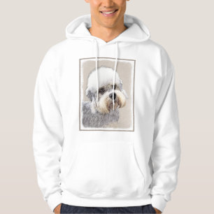 Dandie Dinmont Terrier Painting Original Hund Art Sweatshirt Med Luva