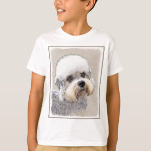 Dandie Dinmont Terrier Painting Original Hund Art T Shirt