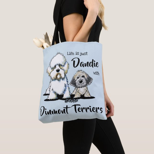 Dandie Dinmont Terriers Tygkasse (Närbild)