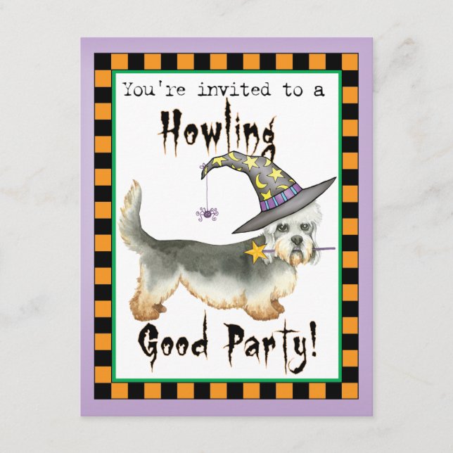 Dandie Witch-inbjudan (Framsida)