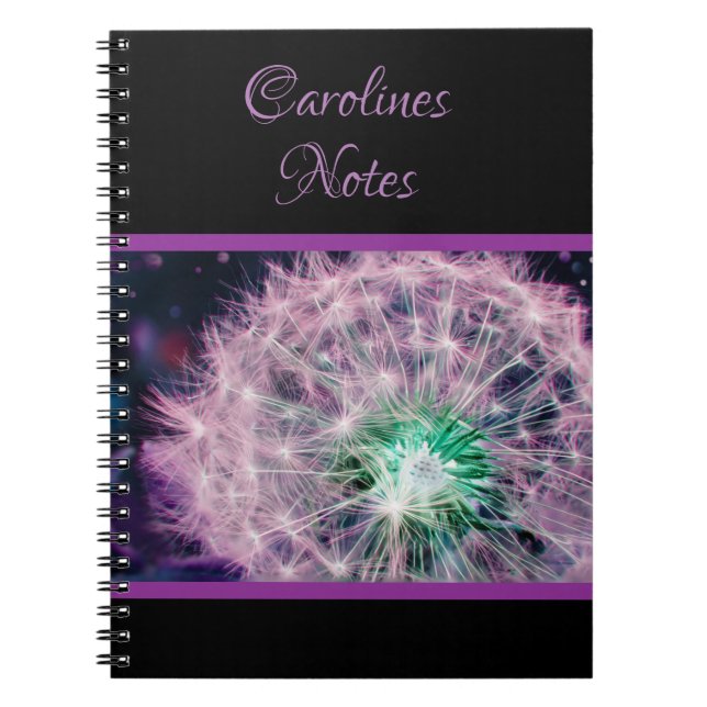 dandilion önskemål journal anteckningsbok (Framsidan)