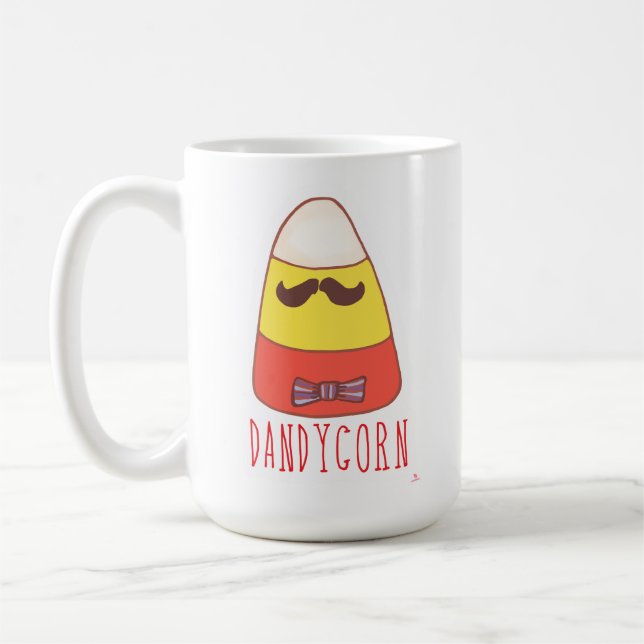 Dandy Corn Rolig Söt Tecknad Godis Kul Kaffemugg (Vänster)