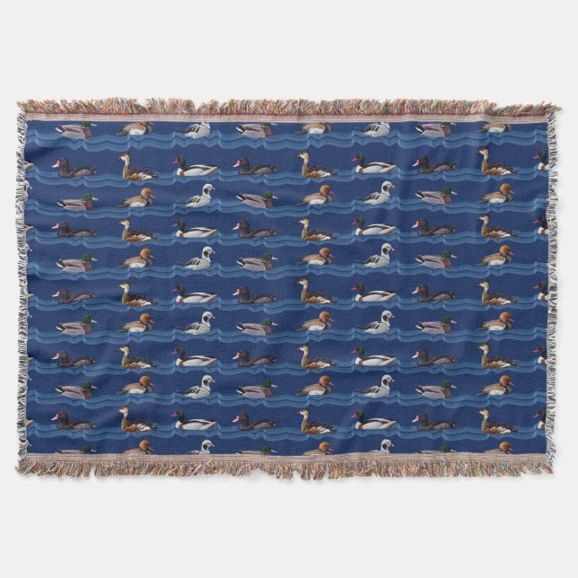 Dandy Ducks kastfilt (Navy) Mysfilt (Framsidan)