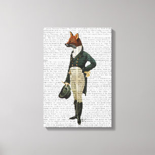 Dandy Fox Fullt Canvastryck