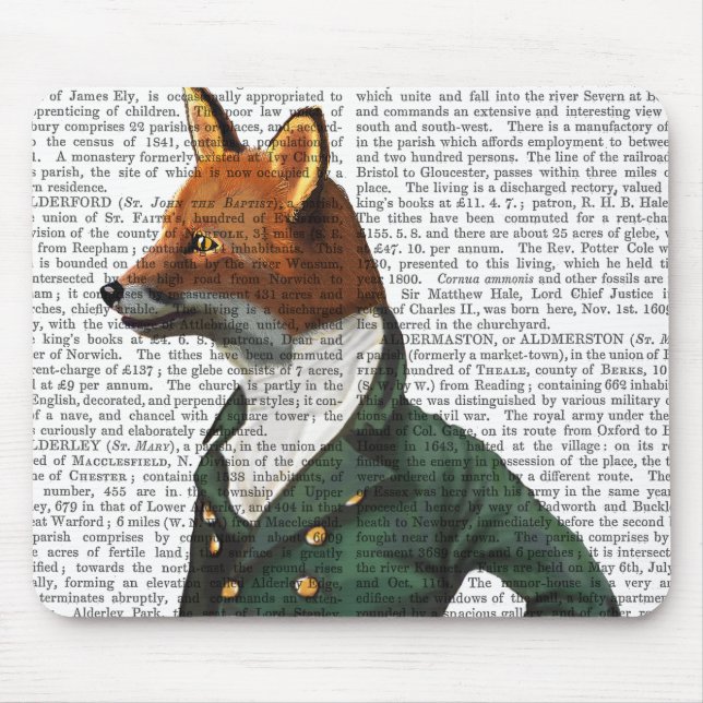 Dandy Fox Porträtt Musmatta (Framsidan)