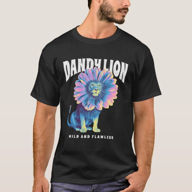 Dandy lejon vild och felfri t shirt (Framsida)