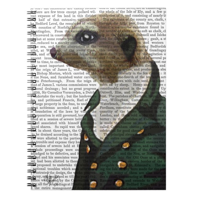 Dandy Meerkat Porträtt Anteckningsbok (Framsidan)