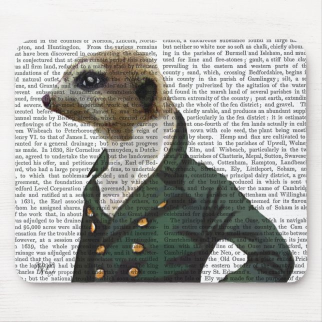 Dandy Meerkat Porträtt Musmatta (Framsidan)