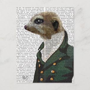 Dandy Meerkat Porträtt Vykort