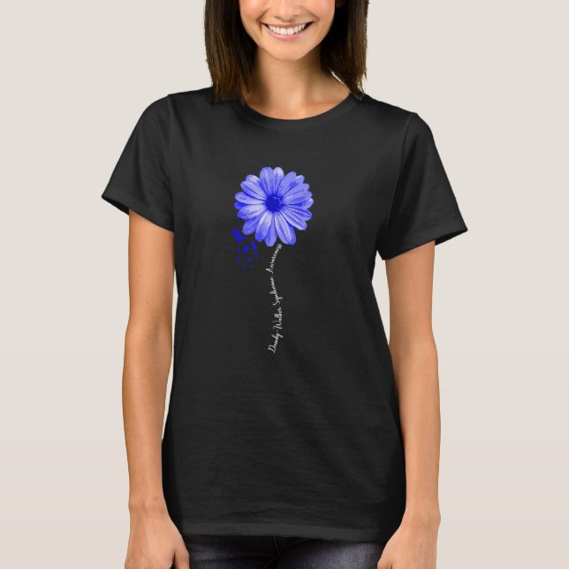 Dandy-Walker Syndrome Warrior Söt Ribbon T Shirt (Framsida)