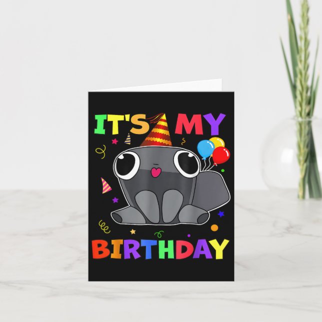 Dandys Pebble Födelsedagsdekoration Värld För Barn Kort (Framsida)