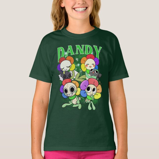 Dandy's World Birthday | lustig skål för dandys-vä T Shirt (Framsida)