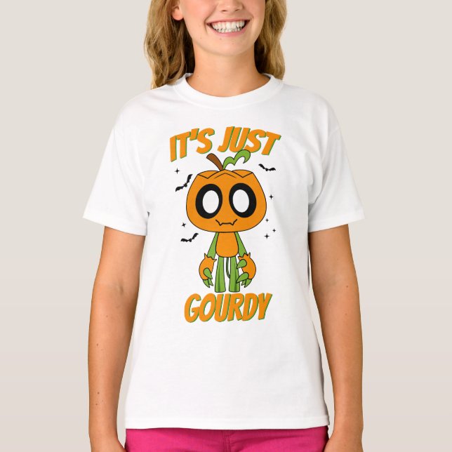 Dandy's World Gourdy Halloween T Shirt (Framsida)