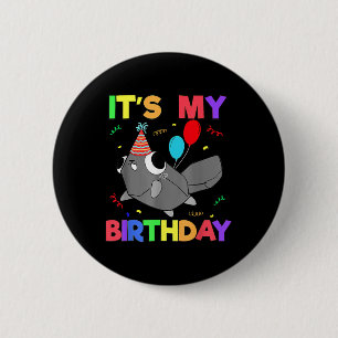 Dandys World Pebble Birthday Dekoration För barn B Knapp