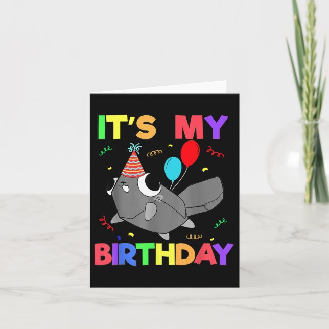 Dandys World Pebble Birthday Dekoration För barn B Kort (Framsida)