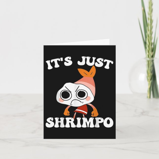 Dandys World Pebble _ sin just Shrimpo Kids Dandys Kort (Framsida)