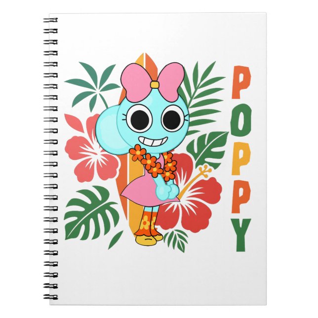Dandy's World School Poppy anteckningsbok  (Framsidan)
