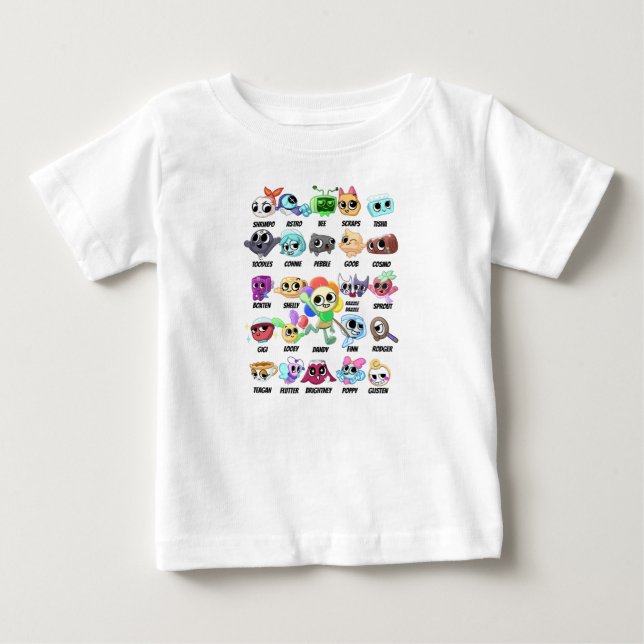 Dandy's World Toons-figurer T Shirt (Framsida)