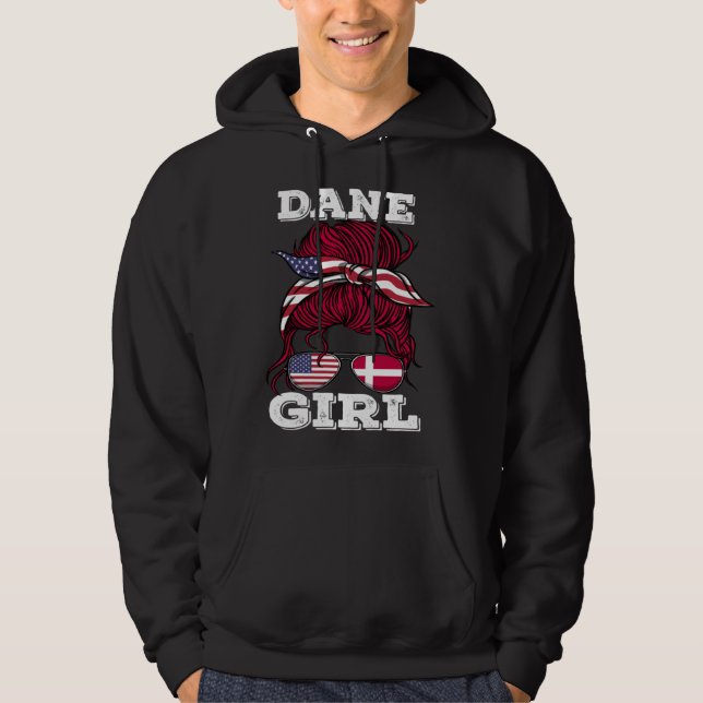 Dane Girl Denmark Roots Hoodie (Framsida)