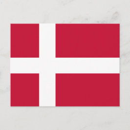 Dänemark Flagge Vykort