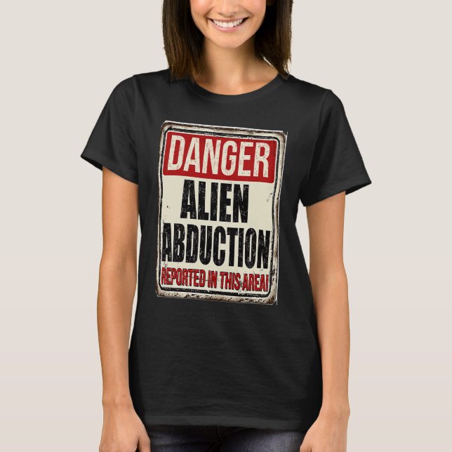 Danger Aliens Graphic T Shirt (Framsida)