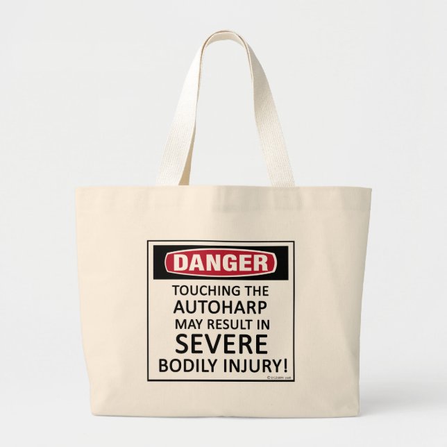 Danger Autoharp Jumbo Tygkasse (Framsidan)