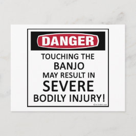 Danger Banjo Vykort
